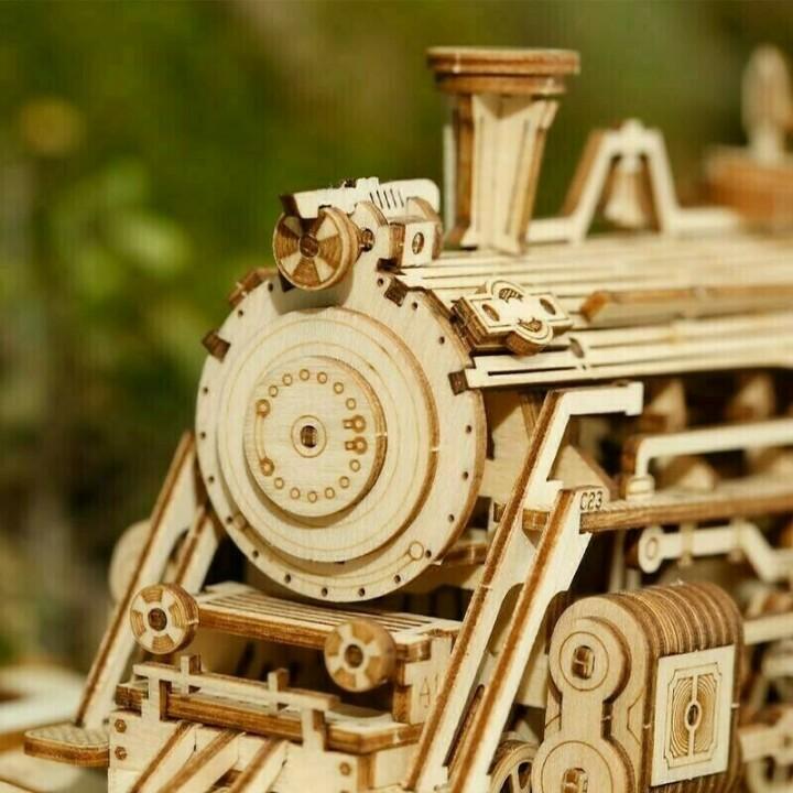 Super Wooden Mechanical Model Puzzle Set