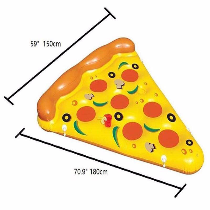 Summer Swimming Float Inflatable Pizza Floating Mattress