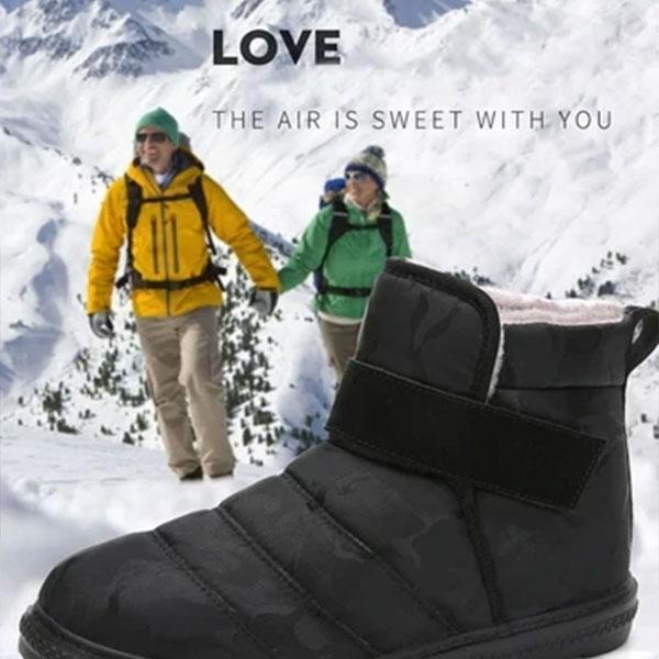 2022 WARM FUR PLUSH ANKLE WATERPROOF COUPLE SNOW BOOTS