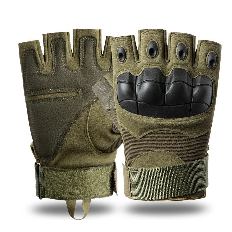 Hard Knuckle Fingerless Tactical Glove