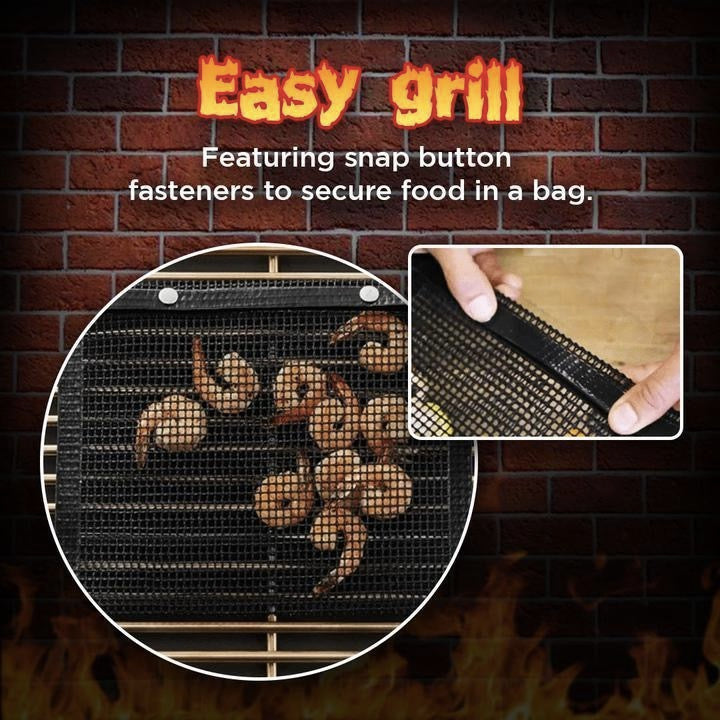 【Buy 3 Get Free Shipping】Non-Stick BBQ Mesh Grilling Bag