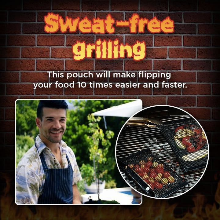 【Buy 3 Get Free Shipping】Non-Stick BBQ Mesh Grilling Bag