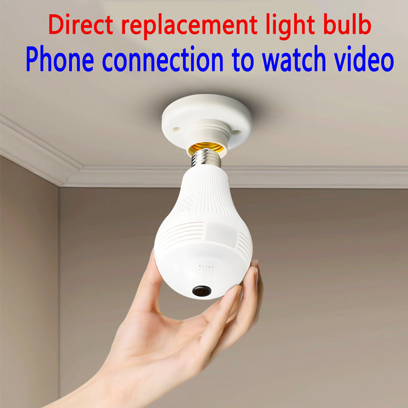 Home Security 360 Light Bulb Wifi Camera 1080P HD