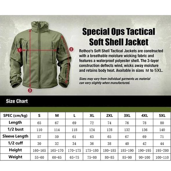 Outdoors Waterproof Military Tactical Jacket