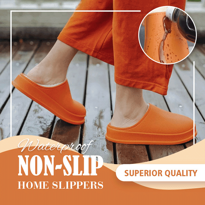 Household Cotton Slippers-waterproof and Non-slip