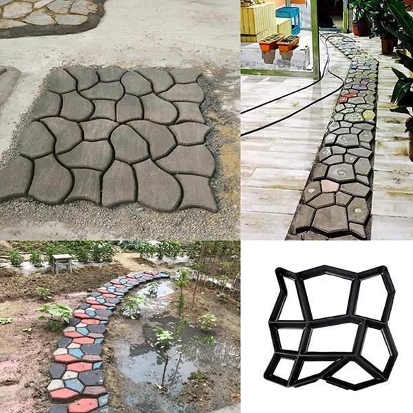 Patio Paving Mould Creative DIY Garden Path Making Mold