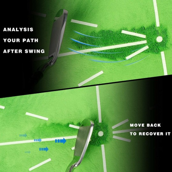 Golf Training Mat for Swing Detection Batting