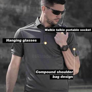 Archon lapel function quick-drying tactical T-shirt