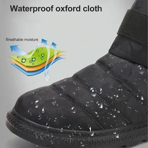 2022 WARM FUR PLUSH ANKLE WATERPROOF COUPLE SNOW BOOTS