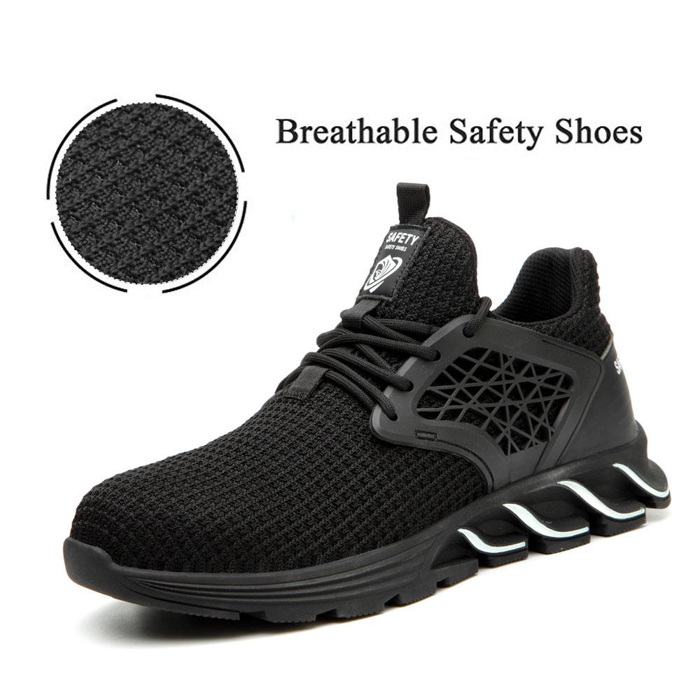 Breathable Steel Toe Leather Safety Shoes