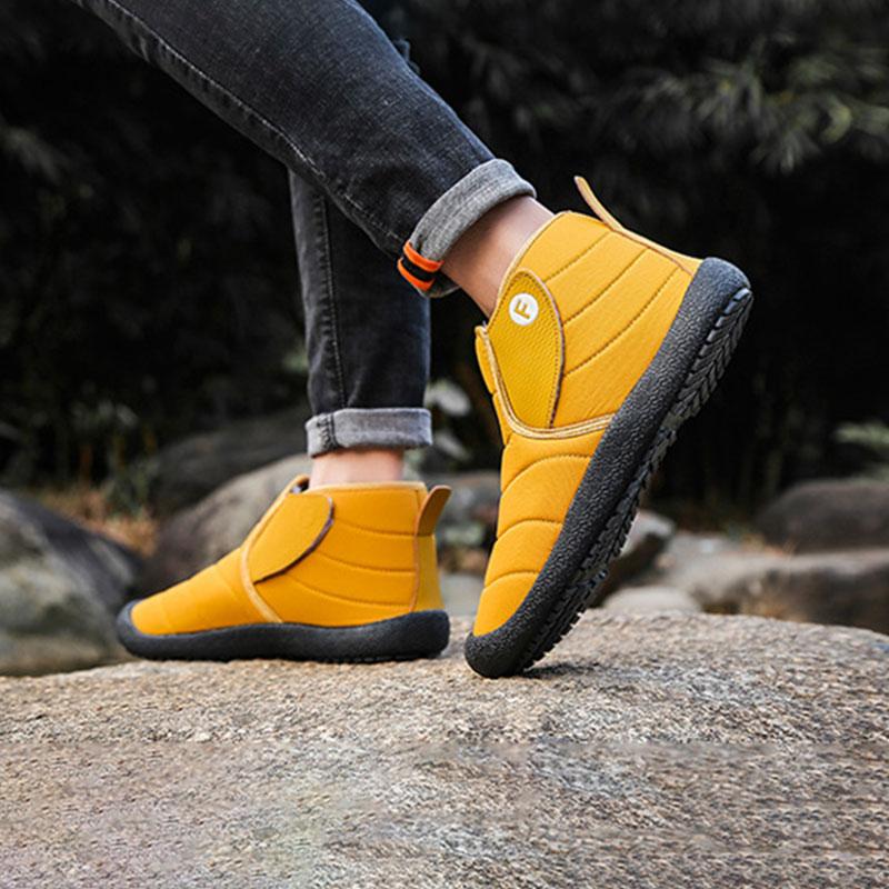 Men's Cotton Warm Winter Slip-on Outdoor Snow Boots