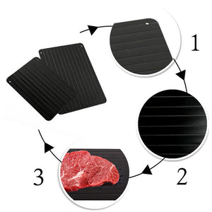 2-in-1 Rapid Defrosting Meat Tray Chopping Board