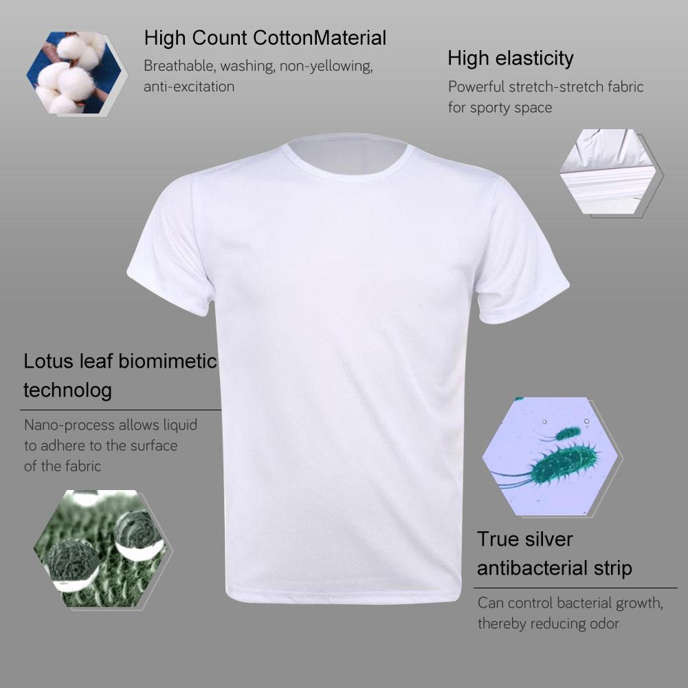 Dirty-proof and waterproof men's T-shirt