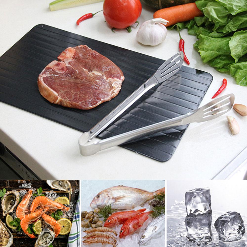 2-in-1 Rapid Defrosting Meat Tray Chopping Board