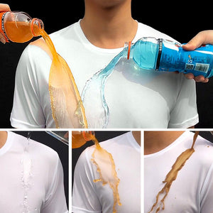 Dirty-proof and waterproof men's T-shirt