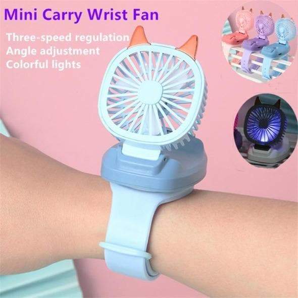 Mini Carry Wrist Fan Watch