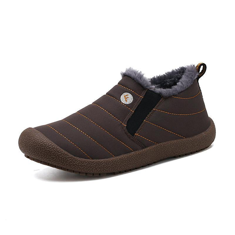 Men's Cotton Velvet Winter Warm Non-slip Shoes