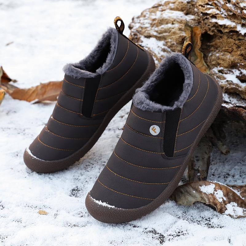 Men's Cotton Velvet Winter Warm Non-slip Shoes