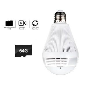 Home Security 360 Light Bulb Wifi Camera 1080P HD