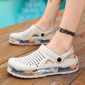 2022 summer casual men's hole shoes outdoor beach