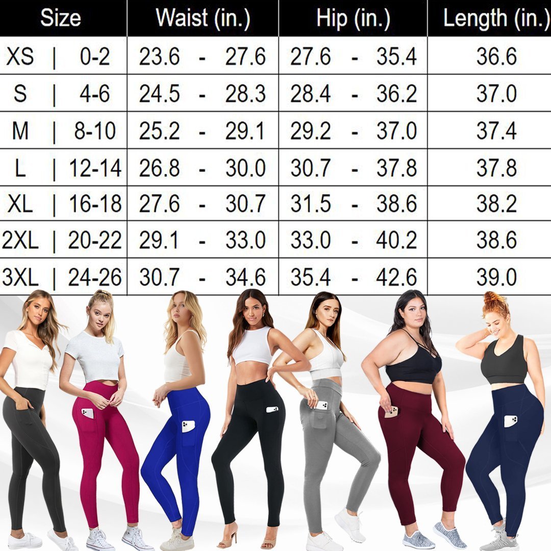 Align High Waist Stretch Tummy Booty Slimming Butt Lift Leggings with Pockets