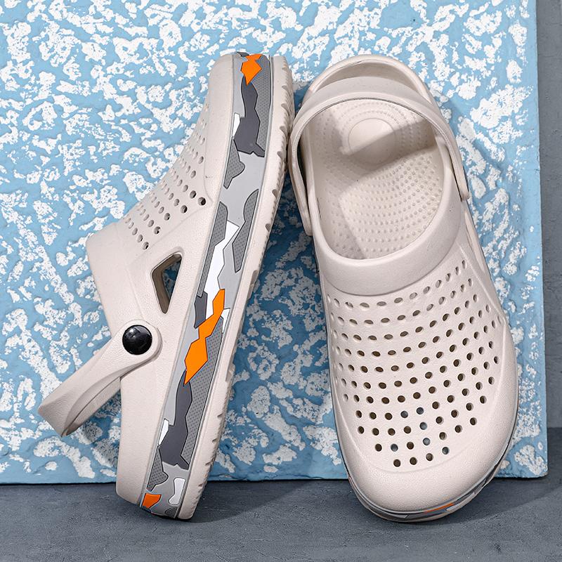 2022 summer casual men's hole shoes outdoor beach