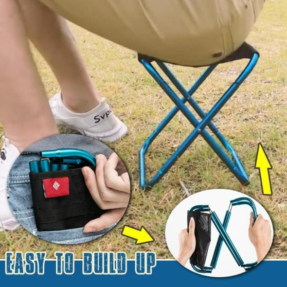 Mini Portable Folding Stool Chair Outdoor Camping Stool