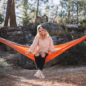 Camping Hammock with Tree Straps