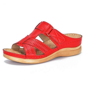 Leather Soft Footbed Arch Support Sandals 2022