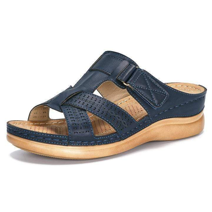 Leather Soft Footbed Arch Support Sandals 2022