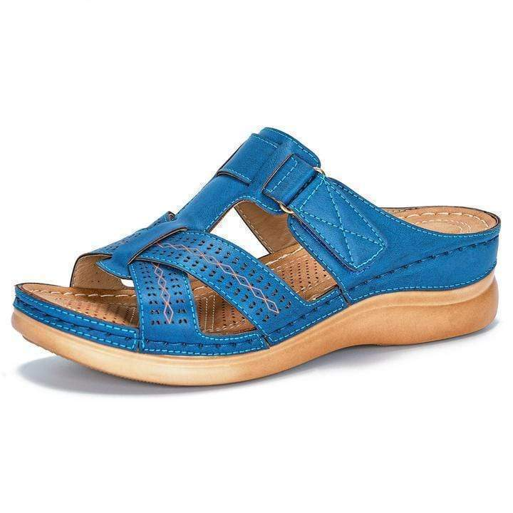 Leather Soft Footbed Arch Support Sandals 2022