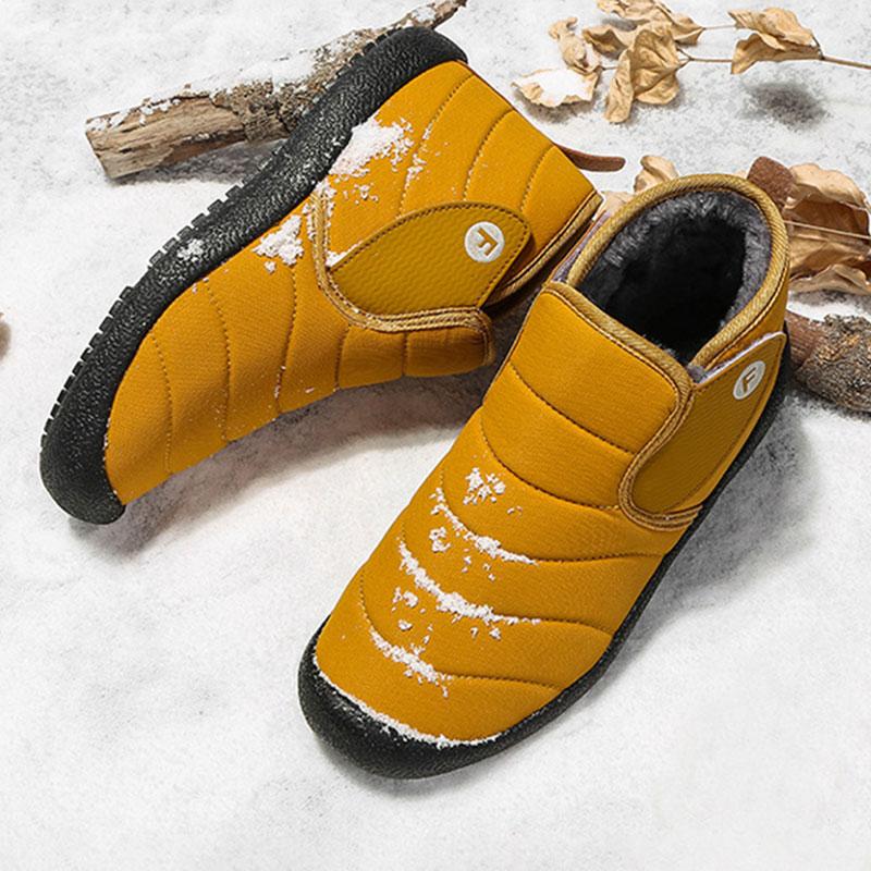 Men's Cotton Warm Winter Slip-on Outdoor Snow Boots