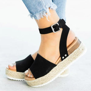 Platform Wedge Sandal Shoes for Bunion Rectification