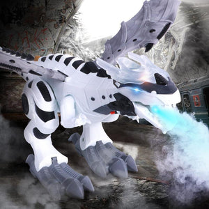 Electric light mechanical spray dinosaur