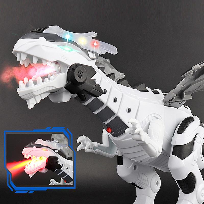 Electric light mechanical spray dinosaur