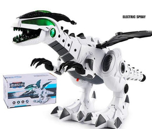 Electric light mechanical spray dinosaur