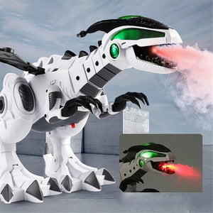 Electric light mechanical spray dinosaur