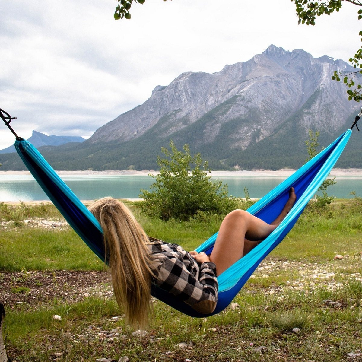 Camping Hammock with Tree Straps